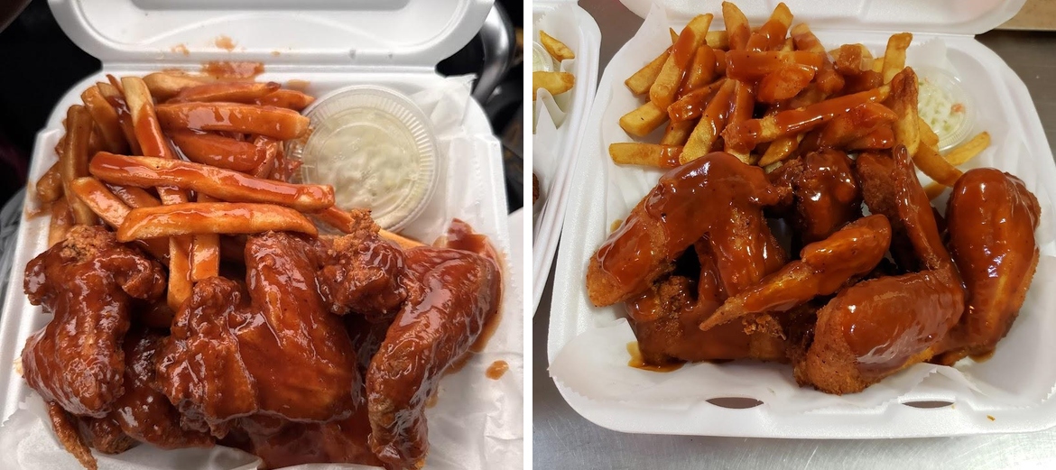 Pat's wing queen's Menu