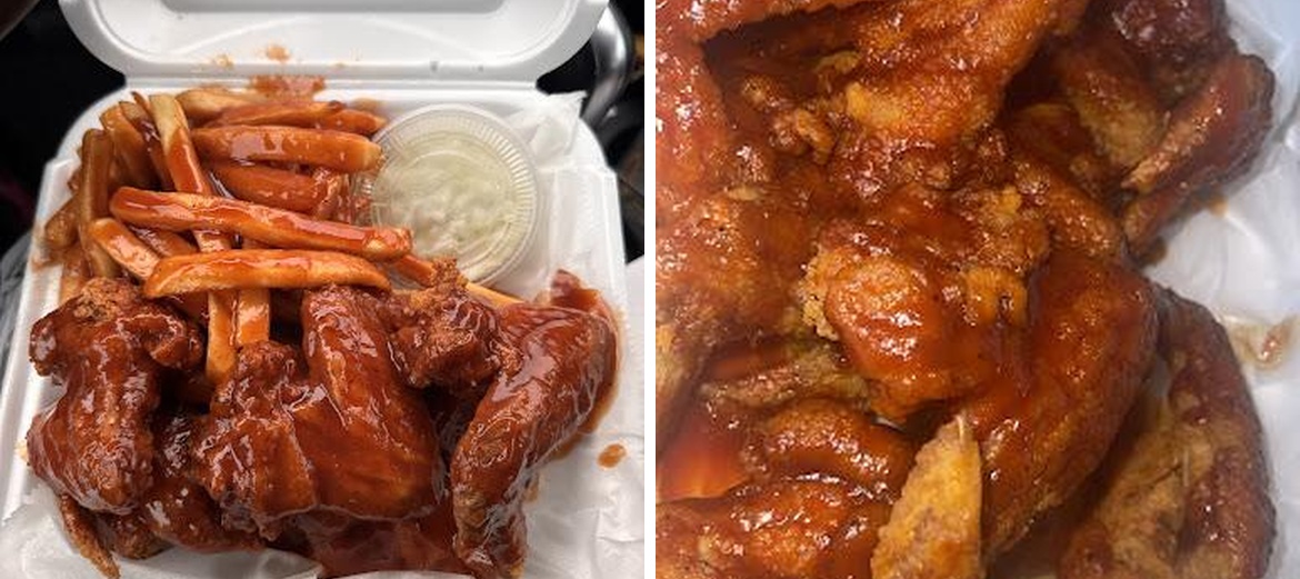 Pat's wing queen's Menu